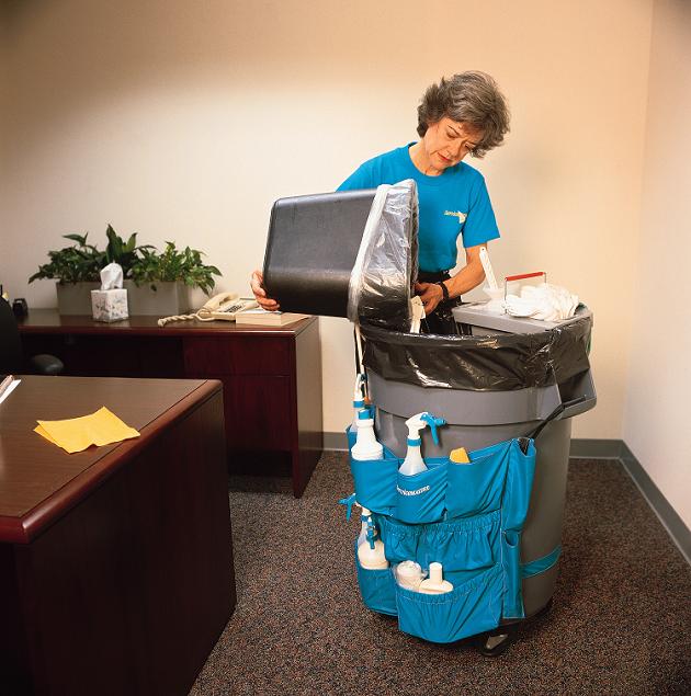 Emptying office waste