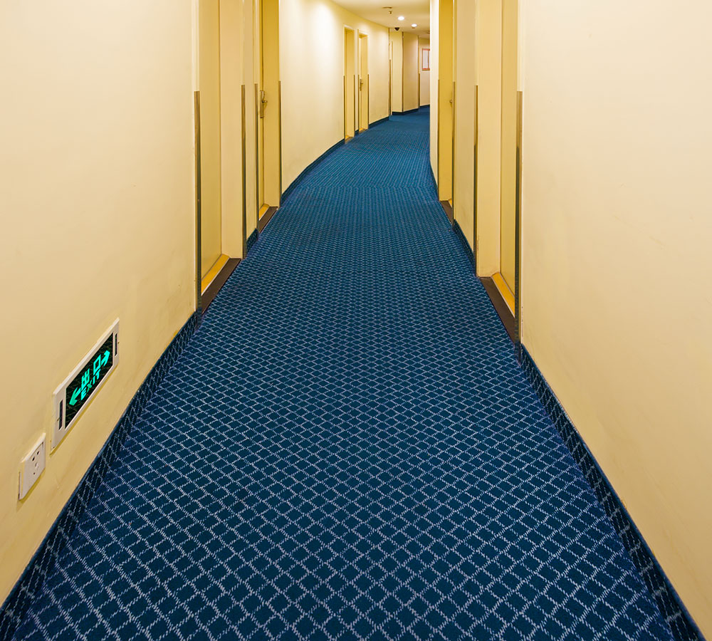 installed commercial carpet